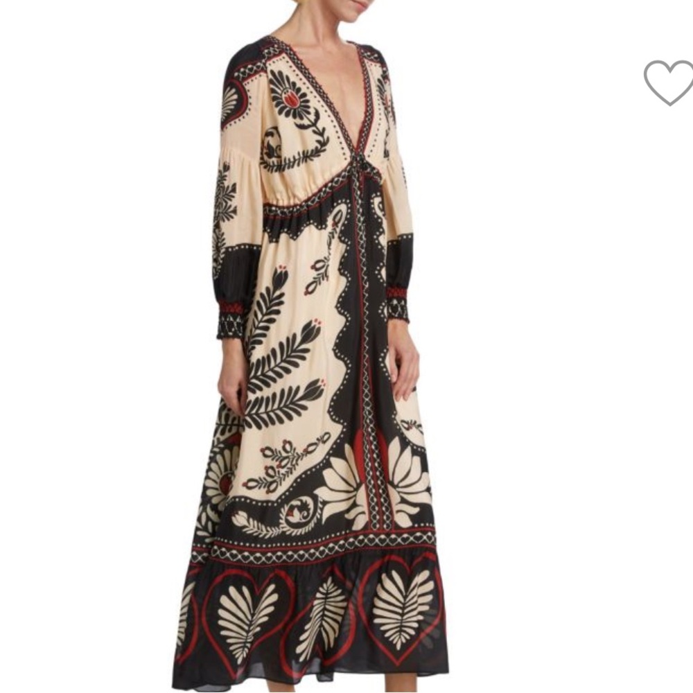BRAND NEW Farm Rio's Passion Scarf maxi dress